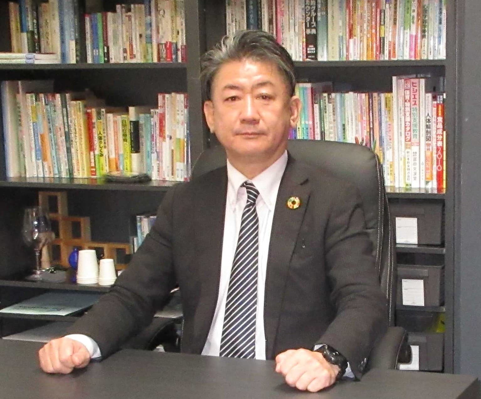 外部顧問 山内先生(中部学院大学兼任講師・学校心理士)と岩田先生(言語聴覚士)による支援